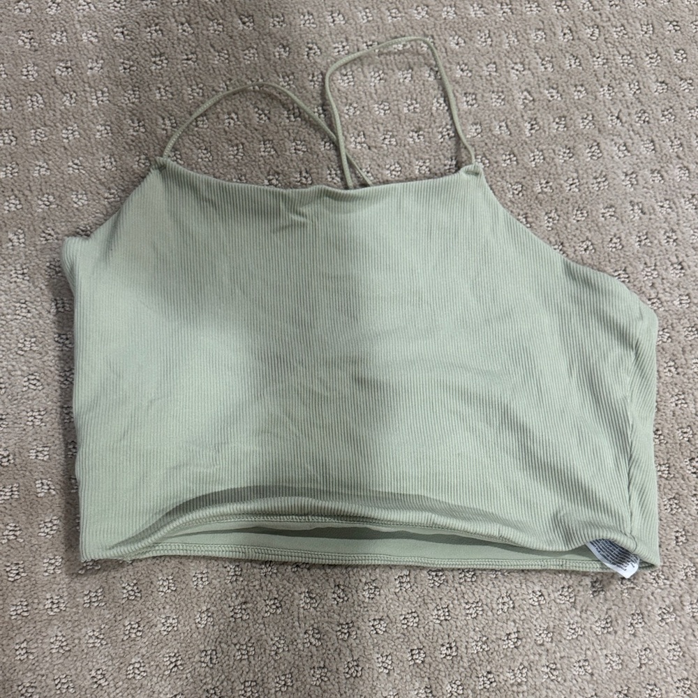 Nike Light Green Ribbed Camisole